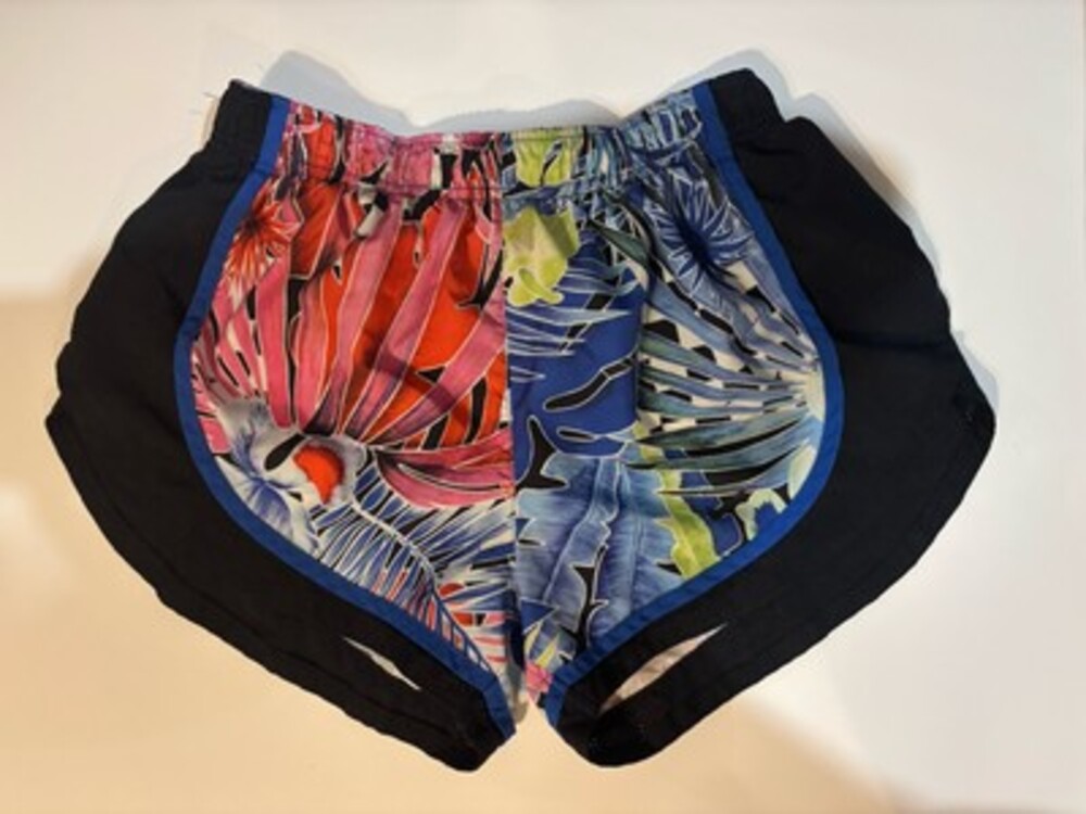 Nike Womens Shorts Size Small Tropical Print Athletic Running Workout
